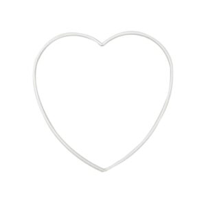 CUORE METALLO D30 CM BIANCO  (Cod. 35600-01)
