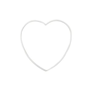 CUORE METALLO D20 CM BIANCO  (Cod. 35601-01)
