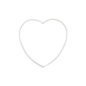 CUORE METALLO D20 CM BIANCO  (Cod. 35601-01)