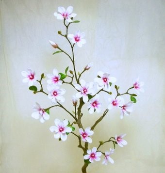 RAMO MAGNOLIA FIORITA CM120 rosa (Cod. 35398-01)