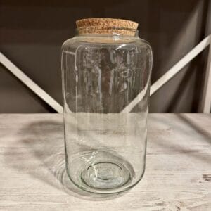 VASO VETRO TAPPO SUGHERO H21 D12 CM (Cod. 35513-01)