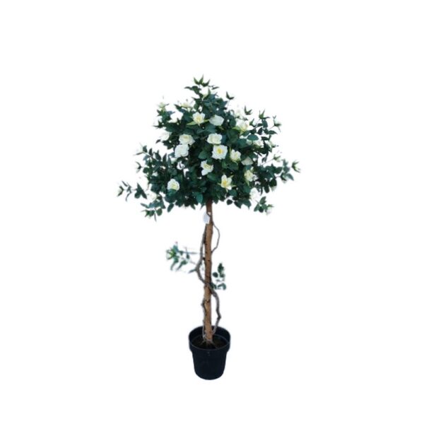 PIANTA ROSE BIANCHE 130 CM  (Cod. 25744-01)