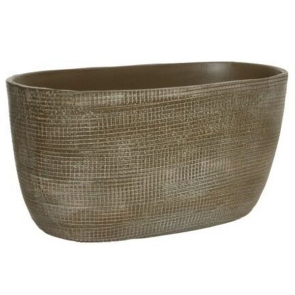 VASO TERRACOTTA OVALE D30 H13 CM (X 2 ORCHIDEE) marrone (Cod. 35594-01)