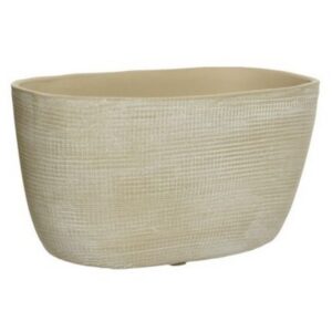 VASO TERRACOTTA OVALE D30 H13 CM (X 2 ORCHIDEE) crema (Cod. 35594-03)