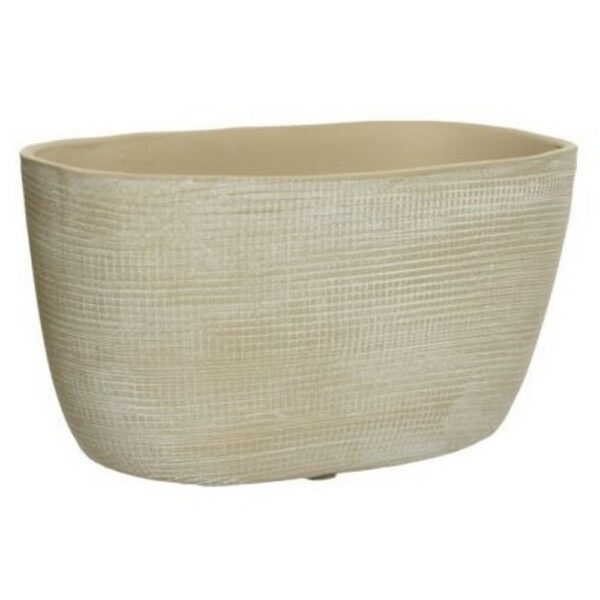 VASO TERRACOTTA OVALE D30 H13 CM (X 2 ORCHIDEE) crema (Cod. 35594-03)