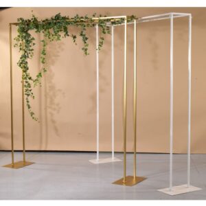 STRUTTURA PONTE RETTANG 200X25 H220 ORO vb  (Cod. 35688-01)