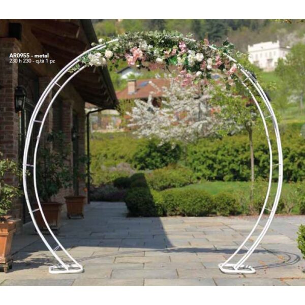 ARCO SPOSI TONDO 2,30 X H 2,10 vb bianco (Cod. 35667-01)