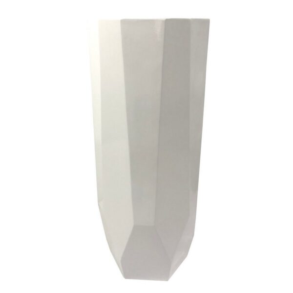 PORTAVASO ALTO BIANCO LUCIDO  40,5X40,5 H.91  (Cod. 35666-01)
