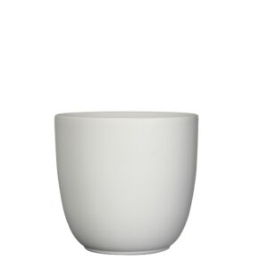 VASO TUSCA OPACO H25 D28 CM bianco- (Cod. 24005-01)