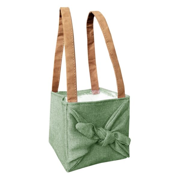 BORSE FUKI 14X14 H15 CM 10 PZ. verde (Cod. 35751-01)