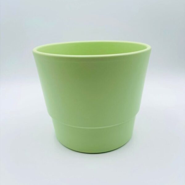SET 5 PZ CASPO' CERAMICA D.16,5  verde-pistacchio-opaco (Cod. 2855-11)