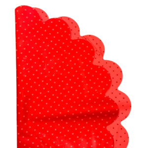 SOTTOVASI MARGHERITA MINI POIS D58 50PZ rosso-bordeaux (Cod. 30847-04)