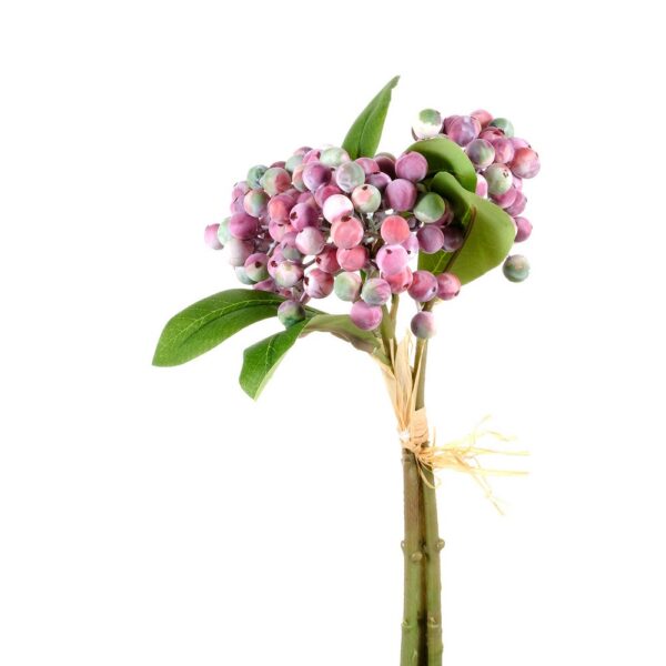 RAMO BACCHE 28 CM viola-verde (Cod. 35910-01)