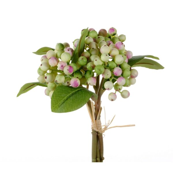 RAMO BACCHE 28 CM verde-bianco (Cod. 35910-03)