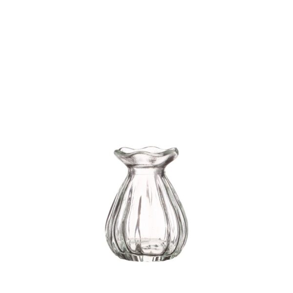 VASO VETRO CLEAR FLEUR D7 H9 CM  (Cod. 35828-01)