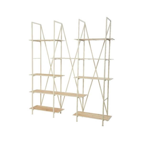 SCAFFALE LEGNO/FERRO 40X196X220 CM  (Cod. 26731-01)