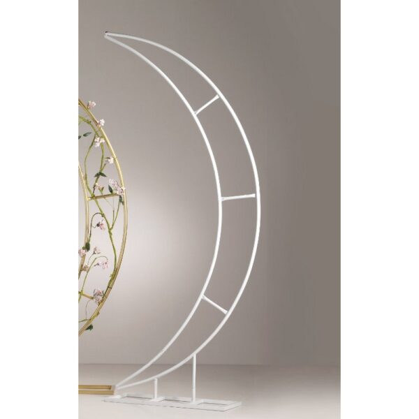 STRUTTURA MEZZA LUNA 70X25 H200 CM  bianco (Cod. 35798-02)