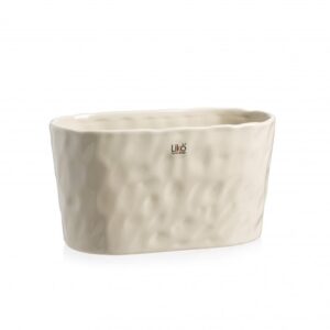 VASO MISSOURI (X 2 ORCHIDEE) 26X13,5 H14 CM crema (Cod. 35786-01)