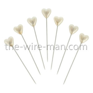 SPILLO CUORE H5,5 D1 CM PZ.40 champagne (Cod. 35997-01)