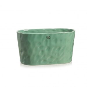 VASO MISSOURI (X 2 ORCHIDEE) 26X13,5 H14 CM verde (Cod. 35786-02)