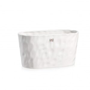 VASO MISSOURI (X 2 ORCHIDEE) 26X13,5 H14 CM bianco (Cod. 35786-05)