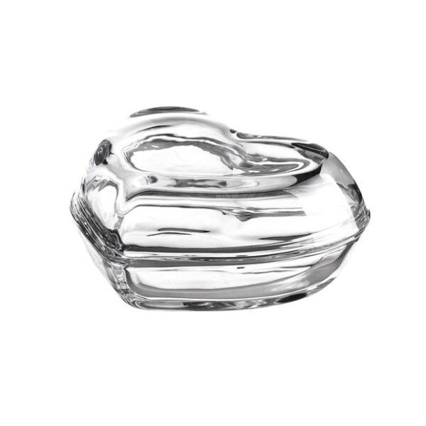 SCATOLA CUORE VETRO 10X11 H5 CM  (Cod. 35919-01)