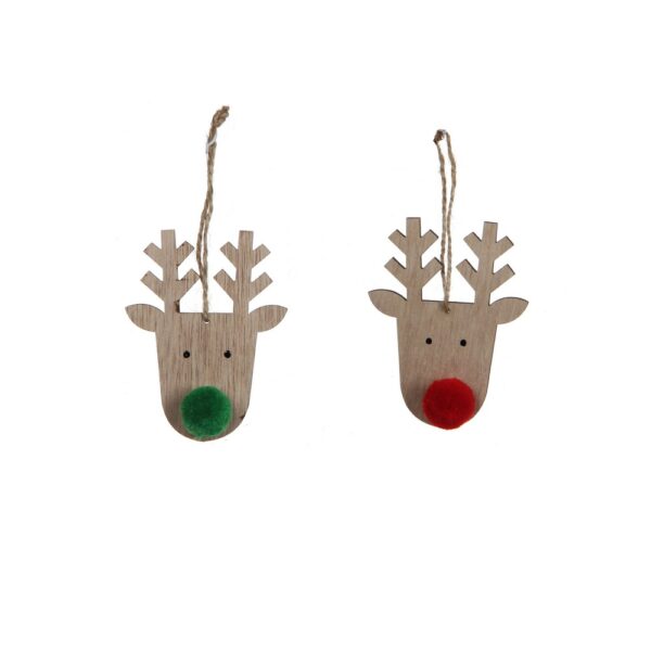 DECORO NATALIZIO RENNA 7X2 H9 CM (1 pz)  (Cod. 36279-01)