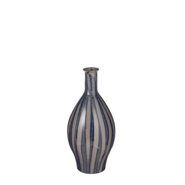 VASO PALERMO VETRO RICICLATO H60 D28 CM nero (Cod. 36273-01)