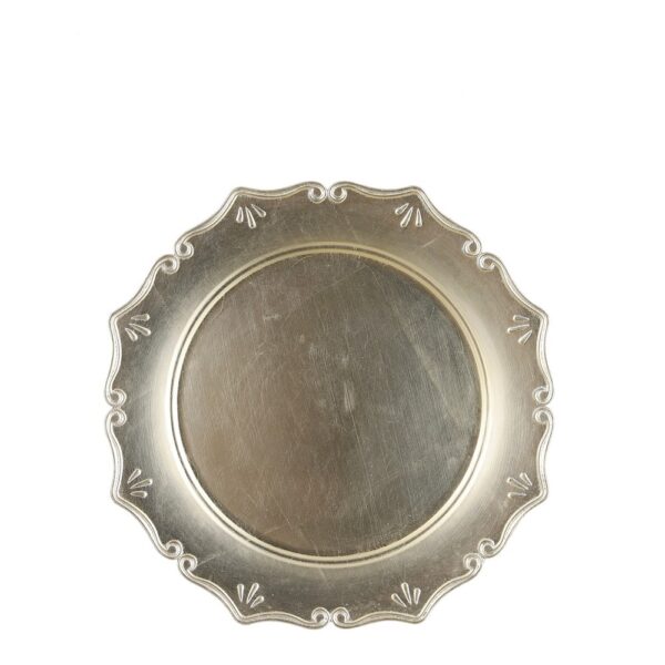PIATTO MILA D33 CM  champagne-decorato (Cod. 23619-07)