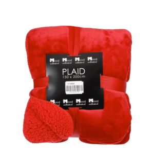 COPERTA IN PILE MARDY 200X150 CM rosso (Cod. 36231-02)