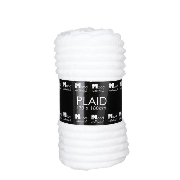 COPERTA IN PILE LORENS 180X130 CM bianco (Cod. 36229-01)