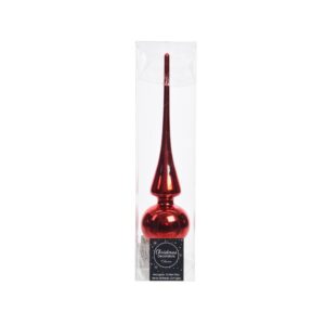 PUNTA PER ALBERO DI NATALE D6 H26 CM rosso (Cod. 35940-01)