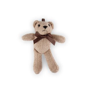 SET 4 ORSACCHIOTTO DI PELUCHE 15X12 CM marroncino (Cod. 30841-02)