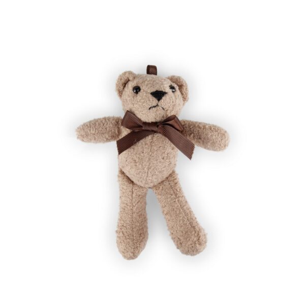 SET 4 ORSACCHIOTTO DI PELUCHE 15X12 CM marroncino (Cod. 30841-02)