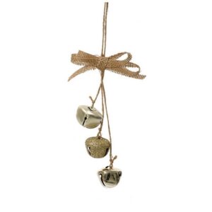 GHIRLANDA CAMPANELLE 3,5X8 H14 CM oro (Cod. 35945-03)