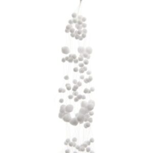 GHIRLANDA PALLE NEVE 135 cm  (Cod. 13687-01)