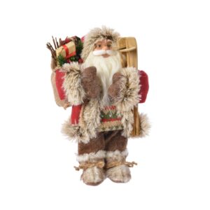 BABBO DI NATALE IN POLIESTERE 8X15 H30 CM  (Cod. 36020-01)