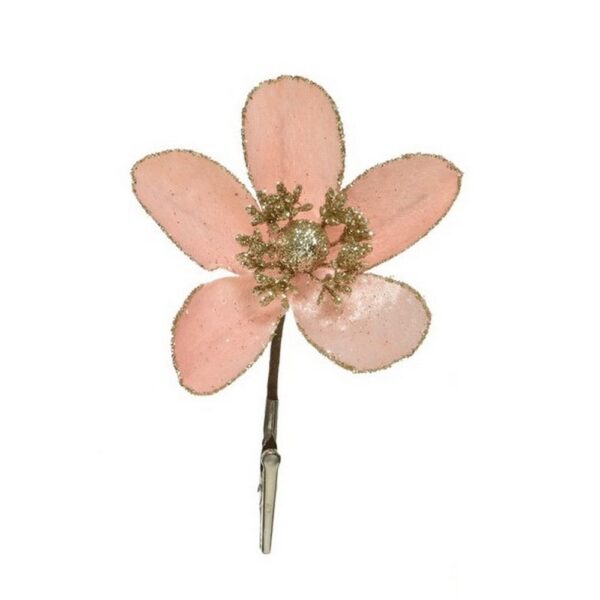FIORE IN POLIESTERE D12 CM rosa (Cod. 36030-03)