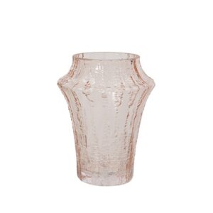 VASO VETRO COLORATO CON RILIEVO D15,5 H20,7 CM colore-2 (Cod. 36032-02)