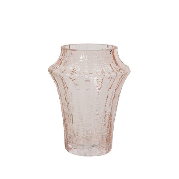 VASO VETRO COLORATO CON RILIEVO D15,5 H20,7 CM colore-2 (Cod. 36032-02)