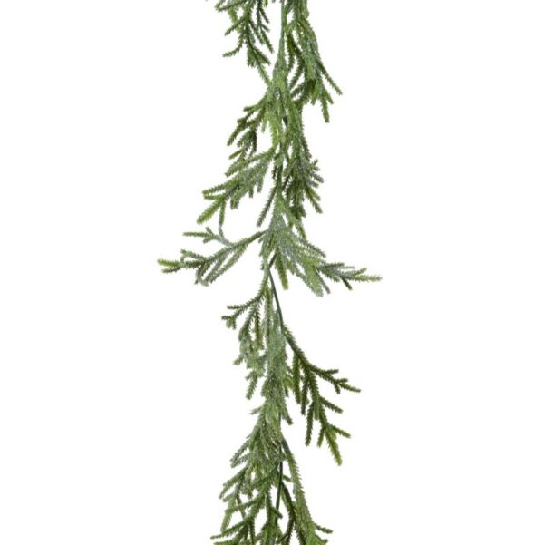 FESTONE VERDE CON GLITTER L180 D15 CM  (Cod. 36047-01)