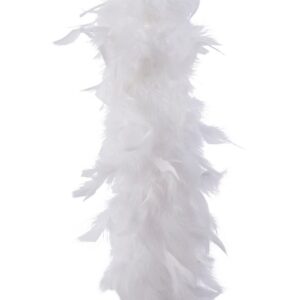 BOA PIUME BIANCO D17 H184 CM  (Cod. 36058-01)