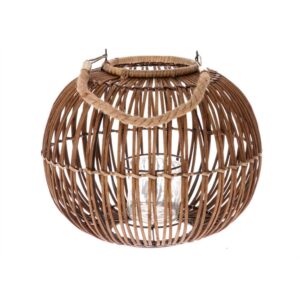 LANTERNA HOLAN CON VETRO D 31 H 25,5 CM  (Cod. 36434-01)