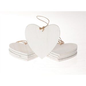SET 10 CUORI DA APPENDERE ESSENTIAL 10X10 CM  (Cod. 34748-01)