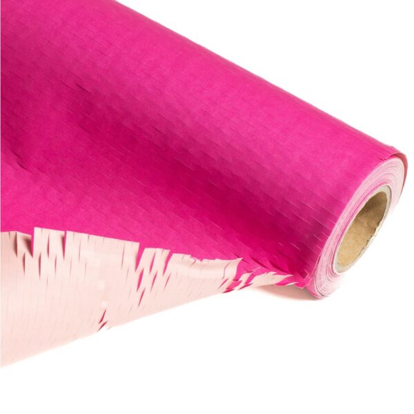BOBINA IN ECORETE BICOLORE 80 GR. 50X50 CM fucsia-cipria (Cod. 36488-04)