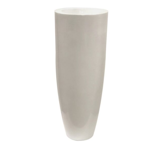 VASO TONDO ALTO D.40 H.105 bianco (Cod. 35663-02)