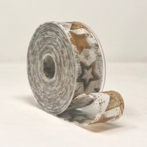 NASTRO DECOFIBRA STAR MM 40 X 25 MT bianco-101 (Cod. 36559-01)