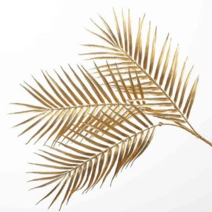 RAMO PALMA X3 86 CM oro-antico (Cod. 36572-04)