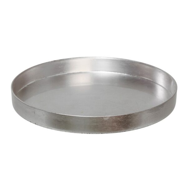 VASSOIO PLASTICA D27 CM argento (Cod. 36063-03)