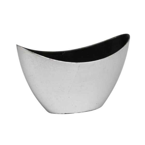 VASO A BARCA PLASTICA 20X9X9 CM argento (Cod. 30164-03)